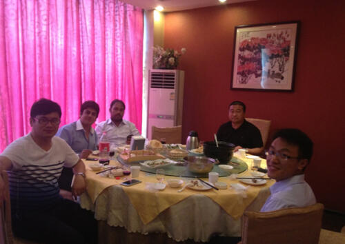 Lunch hosted for CEO by Chinese counterparts (2013)