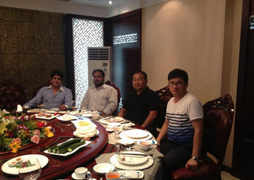 Dinner hosted for CEO by Chinese counterparts (2013)