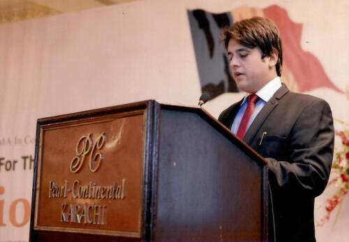 CEO Syed M. Abbas Zaidi Conducting Speech