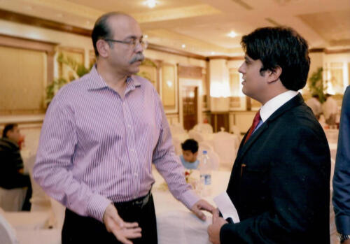 CEO Syed M. Abbas Zaidi with Dr. Badr S. Dhanani