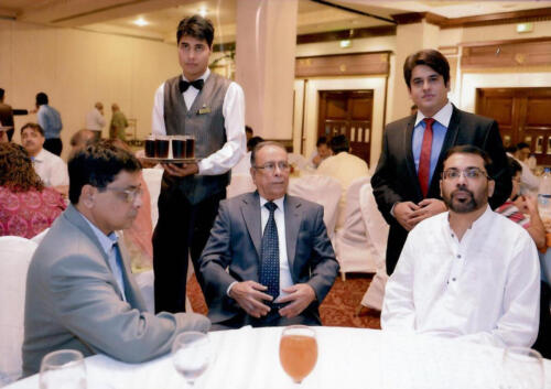 Chairman & CEO with Dr. Sagheer Ahmed (Health Minister) & Mr. Javed Ahmed (Town Nazim)