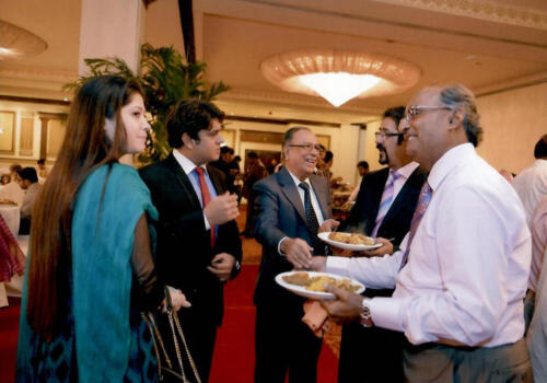 Chairman S.Q.Zaidi CEO Syed M. Abbas Zaidi Mrs. Sana Abbas (Director HR) welcoming Dr. Gohar Alam Dr. Hatim Ali Shah