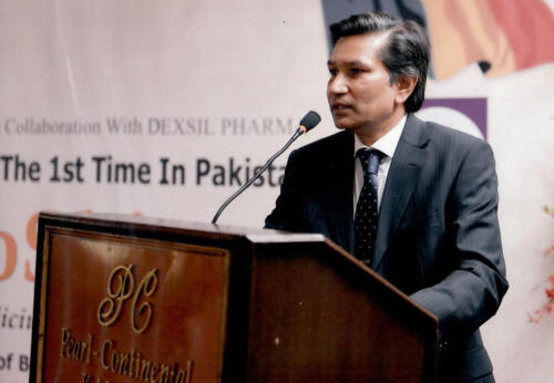 Dr. Afzal Lodhi conducting speech